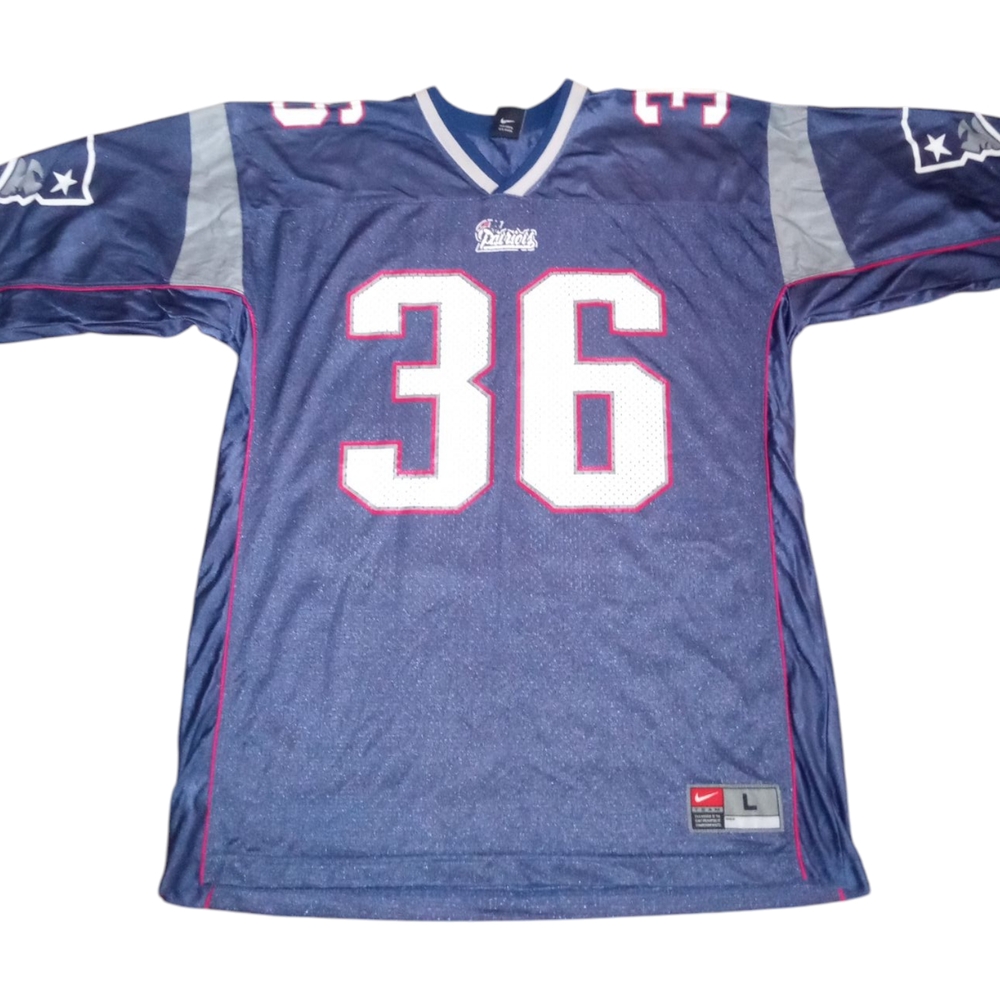 Nike Navy and Gray Sports Jersey